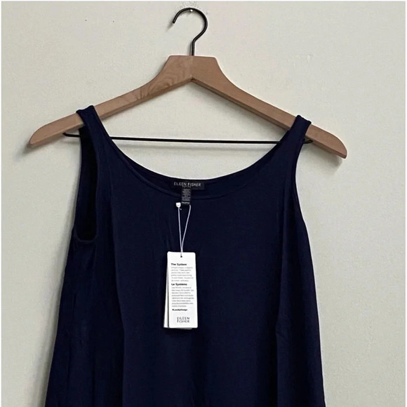 New Eileen Fisher Solid Scoop Neck Long Tank Top Petites PP
Midnight The system - Picture 6 of 11